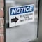 Signmission Restrooms This Way Please (Right Arrow) Sign With Symbol, 10 in W x Rectangle, Vinyl Decal OS-2PACK-NS-D-710-L-18099 - alternate 3
